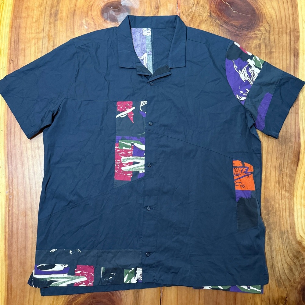 Jordan DN8991 Mens Shirt 2XL Florida Solefly Button Cotton Short Sleeve Lotto Z2